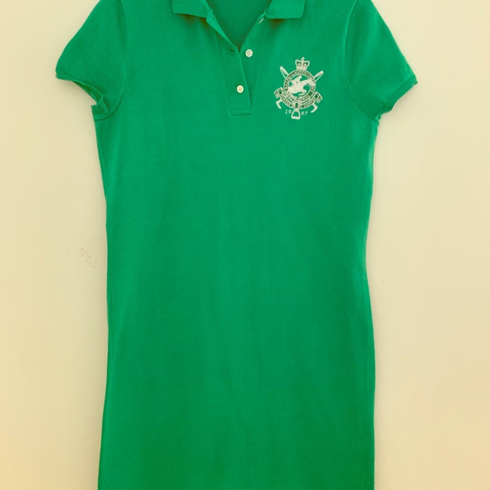 Ralph Lauren Green Knit dress. New no tags.